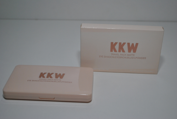 Набор тени+румяна+пудра+тени для бровей Kylie KKW Travel Pack Matte mix 4шт.
