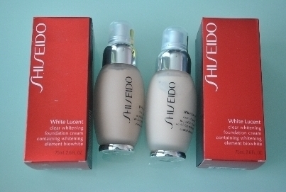 Тональный крем Shiseido White Lucent 75ml. mix 3шт.